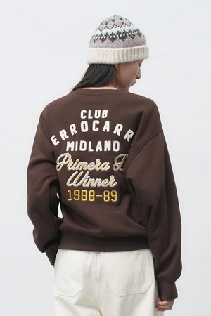 [25FW] UNISEX 클럽 기모 맨투맨 [2COL] / SBE4U02012