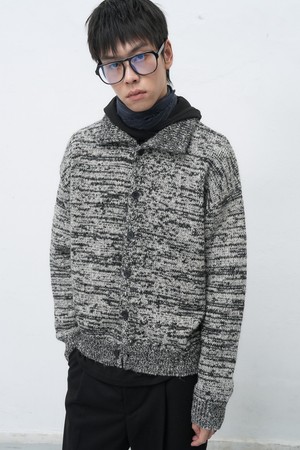 [25FW] MAN 빈티지 카라 버튼 가디건 [2COL] / SBE4M04018