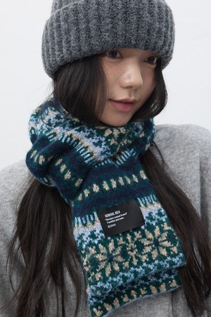 [25FW] UNISEX 페어아일 머플러 [3COL] / SBE4U96010