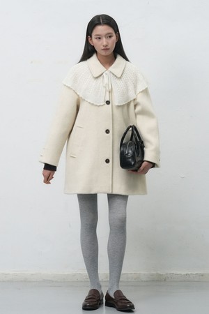 [25FW] WOMAN 울 발마칸 하프코트 [3COL] / WBE4L10526