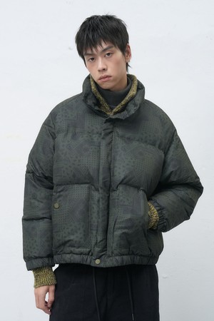 [25FW] UNISEX 에어믹스 페이즐리 푸퍼 [3COL] / SBE4U07016