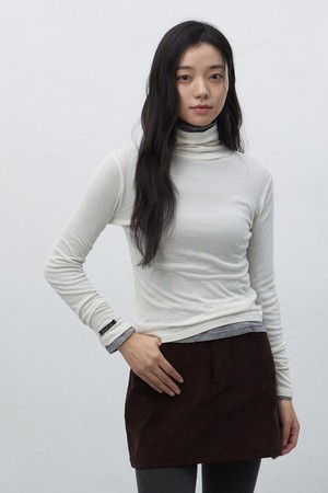 [25FW] WOMAN 소프트 울 터틀넥 티셔츠 [4COL] / WBE4L01520