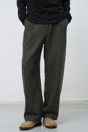 [25FW] MAN 울 클래식 투턱 슬랙스 [2COL] / SBE4M11011