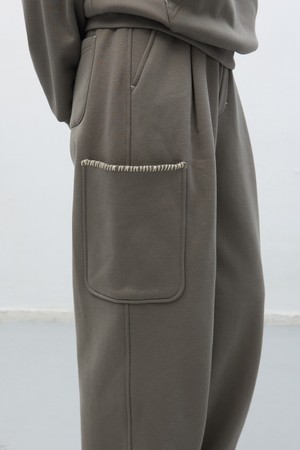 [25FW] UNISEX 스티치 스웻 후드 세트 [3COL] / SBE4U51013SET