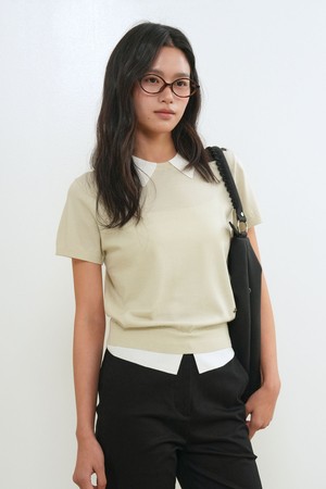 [26SS] WOMAN 레이어드 에센셜 하프 풀오버 [4COL] / WBE2L05533