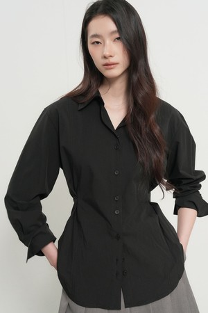 [26SS] WOMAN 벨티드 핀턱 셔츠 3COL / GF1LSH502