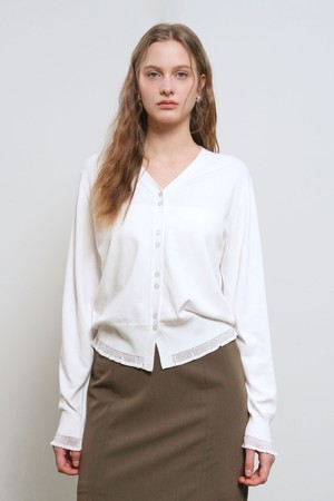 [26SS] WOMAN 릴렉스드 프릴 가디건 [3COL] / GF1LKC520