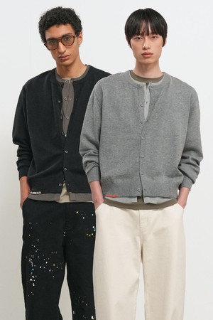 [26SS] MAN 핸드 스티치 레이어드 가디건 [3COL] / GF1MKC005