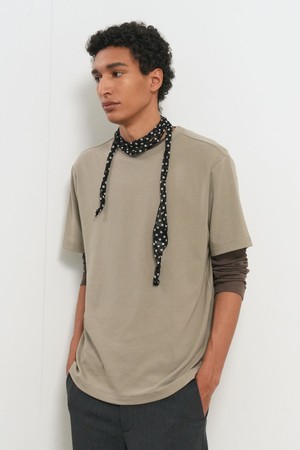 [26SS] MAN 스티치 반팔 티셔츠 [4COL] / GF1MTS003