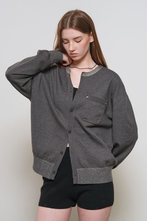 UNISEX 포켓 크루넥 가디건 [3COL] / GF1UKC002