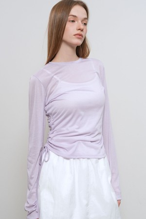 [26SS] WOMAN 셔링 롱슬리브 티셔츠 [4COL] / GF2LTS517