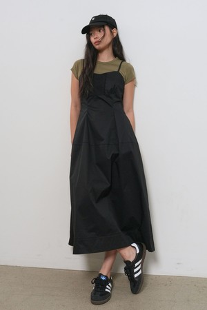 [26SS] WOMAN 레이스 슬리브리스 롱 원피스 [2COL] / GF2LOP505