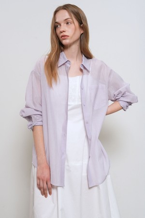 [26SS] WOMAN 링클 시어 셔츠 [6COL] / WBE2L03531