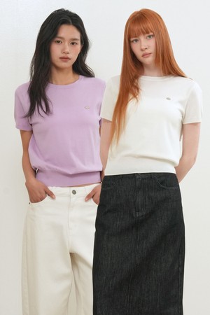 [26SS] WOMAN 에어리 에센셜 하프 니트 [4COL] / WBE2L05512