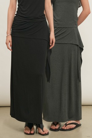 [26SS] WOMAN 이지 밴딩 맥시 스커트 [2COL] / GF2LSK514