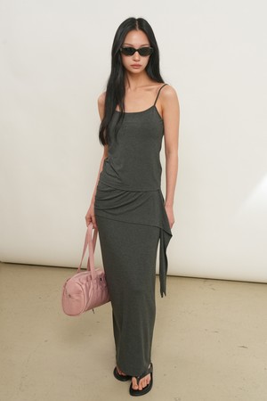 [26SS] WOMAN 이지 밴딩 맥시 스커트 [2COL] / GF2LSK514