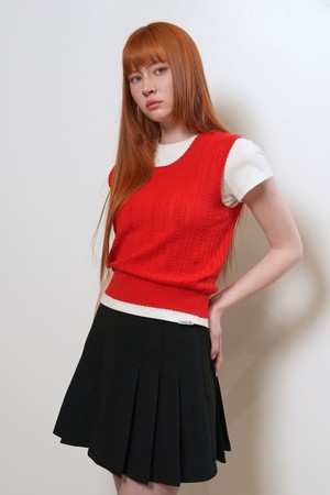 [26SS] WOMAN 스켈럽 스카시 니트 베스트 [3COL] / GF2LKV528