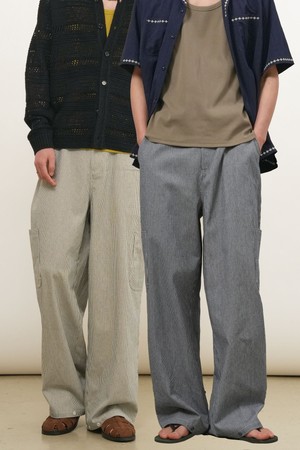 [26SS] MAN 사이드포켓 스트라이프 팬츠 [2COL] / GF1MPT014