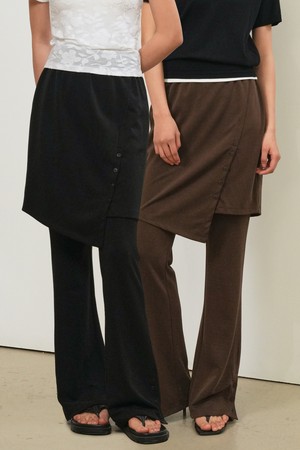 [26SS] WOMAN 버튼 슬릿 스커트 세트 팬츠 [2COL] / GF2LPT511