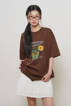 [26SS] UNISEX 피클 그래픽 반팔 티셔츠 [3COL] / GF2UTS014