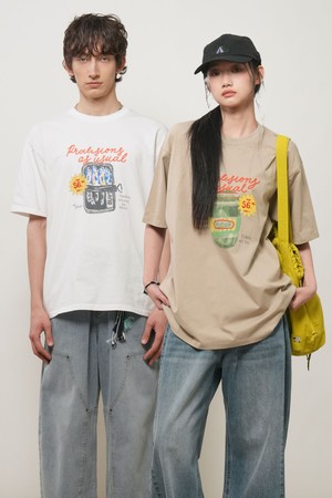 [26SS] UNISEX 피클 그래픽 반팔 티셔츠 [3COL] / GF2UTS014