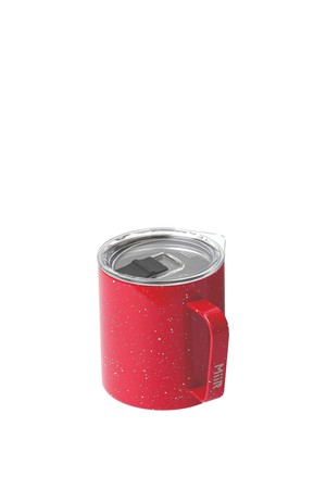 미르 캠프컵(슬라이드 뚜껑) 12oz - 레드 스페클