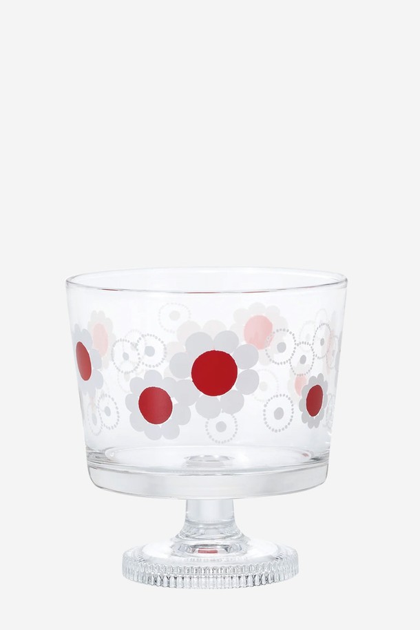 아데리아 딥 볼 윗 스템 285ml - 달리아는 285ml 용량의 소다유리 재질 유리컵/글라스입니다. 달리아 패턴과 플라워, 레트로 프린트 무늬가 어우러져 동화적인 분위기를 자아냅니다. 스템 디자인과 깨끗한 디자인이 조화롭게 어우러져 디저트컵이나 음료컵으로 활용하기 좋습니다. 스카이블루, 화이트, 레드의 세 가지 색상으로 출시되어 취향에 맞게 선택할 수 있습니다. 또한, 스파클링 스템 베이스와 동물 모티프가 귀여운 느낌을 더합니다.
