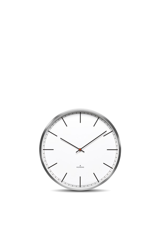 HUYGENS(위겐스) 월클락인덱스원35_화이트는 심플한 인덱스와 원형 디자인이 돋보이는 벽시계입니다. 화이트 컬러 프레임과 모던한 디자인으로 어떤 인테리어에도 잘 어울립니다. 에폭시 소재로 제작되어 튼튼하며, 벽에 걸어 시간을 확인할 수 있습니다. 아날로그 방식의 시간 표시 기능만을 제공하며, 미니멀하고 세련된 스타일을 연출합니다. 
