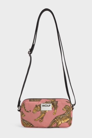 WO데일리 블러쉬레오파드 미니백 19x10x5