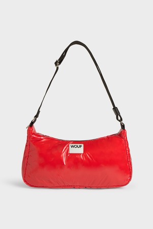 WO 글로시 체리 숄더백34x18x10