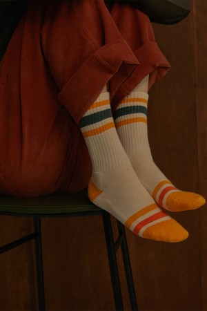 GODEUN X MARJI HOUSE SOCKS IVORY