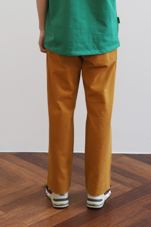 MARJI HOUSE - 롱/미디팬츠 - TWILL FATIGUE PANTS MUSTARD