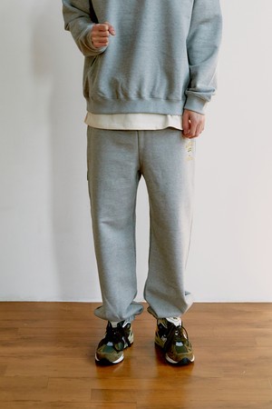 Vintage logo sweat pants Gray