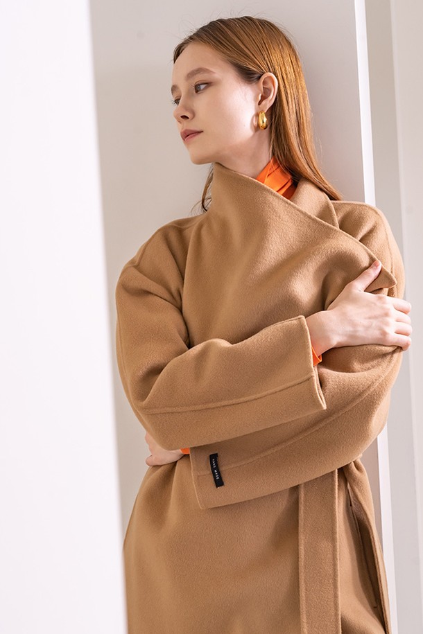 cordinary - 코트 - [22FW] Signature cashmere shawl collar coat - camel