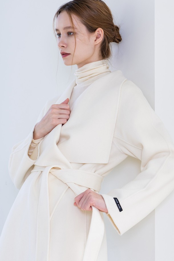 cordinary - 코트 - [22FW] Signature cashmere shawl collar coat - ivory