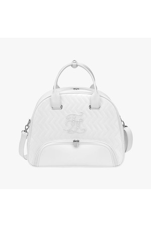 진주 퀼팅 보스턴백 (아이보리)_IVORY-a