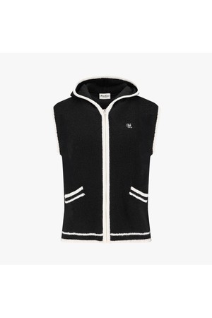 후드 집업 방풍 베스트 (블랙)_BLACK-a