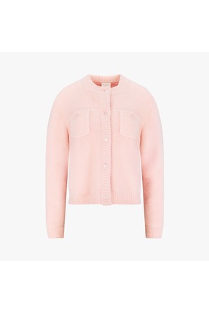 스티치 포인트 방풍 가디건 (핑크)_PINK-a