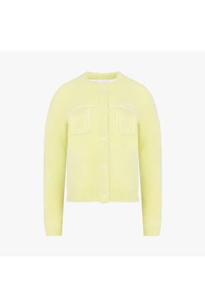 스티치 포인트 방풍 가디건 (라임)_YELLOW-a