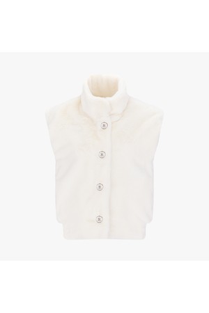페이크 퍼 베스트 (아이보리)_IVORY-a