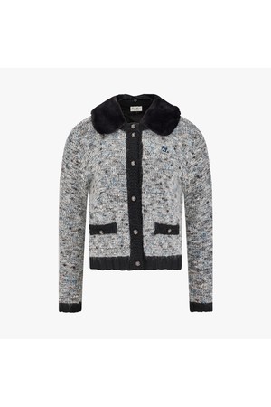 퍼카라 부클 방풍 가디건 (블랙)_BLACK-a