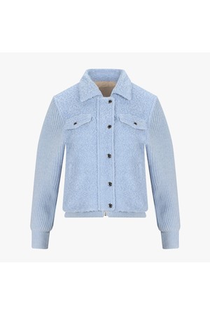 시어링 니트 소매 자켓 (블루)_BLUE-a