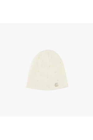 진주 니트 비니 (아이보리)_IVORY-a