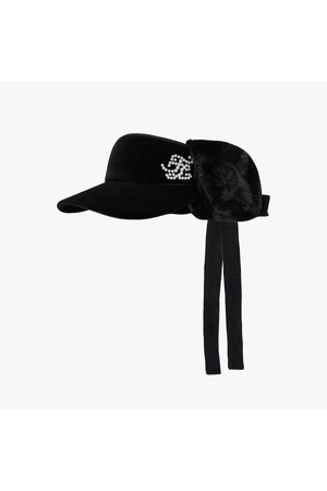 벨루어 귀마개 바이저 (블랙)_BLACK-a