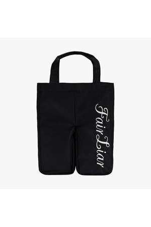 로고 슈즈백 (블랙)_BLACK-a