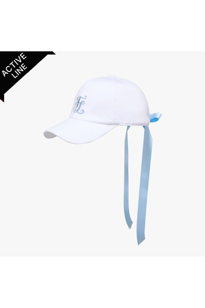 베이직 백 리본 캡 (블루)_BLUE-a