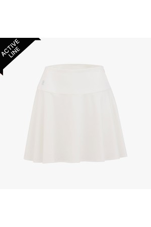 피케 플리츠 스커트 (화이트)_WHITE-a