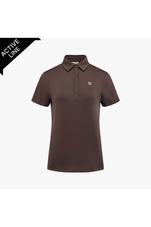 루즈핏 로고 심볼 티셔츠 (브라운)_BROWN-a