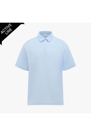 남성 루즈핏 폴로 티셔츠 (라이트블루)_BLUE-a