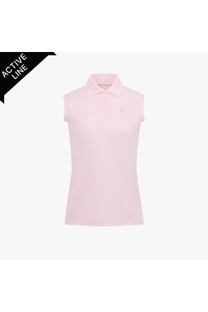 루즈핏 폴로 민소매 티셔츠 (핑크)_PINK-a